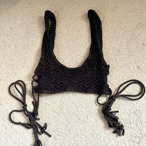 Acacia Crotchet Hunter bikini top